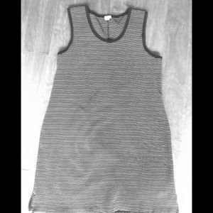 Jcrew blue and white dress